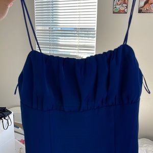 Blue dress